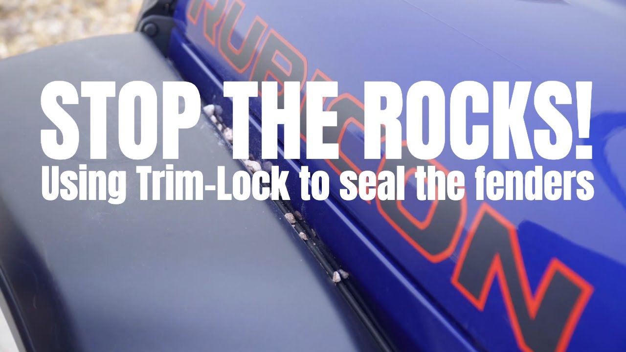  Jeep JL Trim-Lok To Prevent Fender Rocks