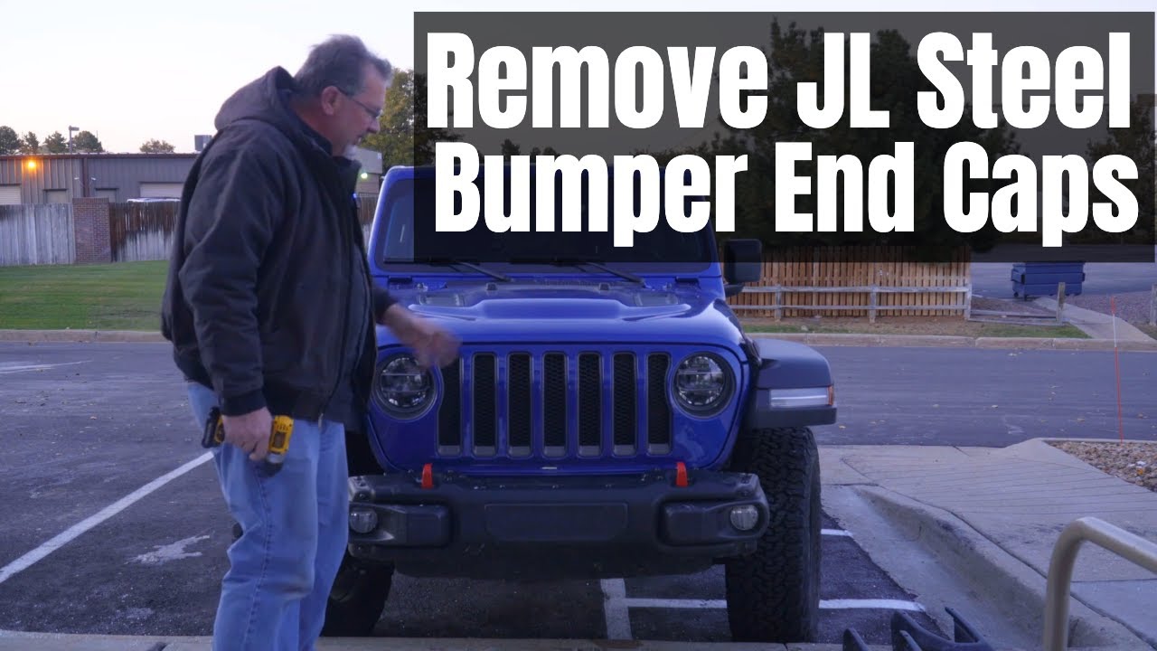  Remove End Caps From Jeep JL Steel Bumper