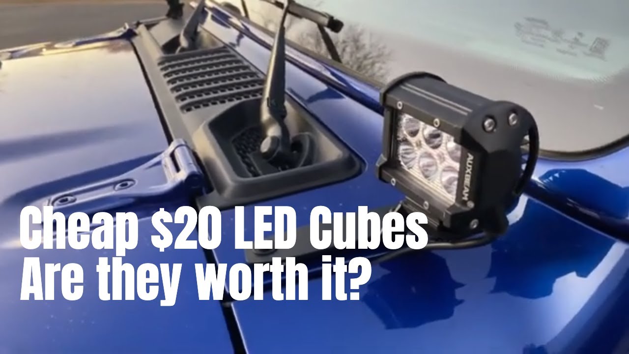  Auxbeam Cube Lights – Cheap lighting!