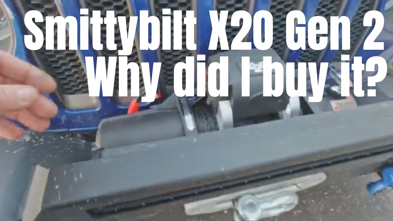  Smittybilt X20 Gen 2 9500 Lb Winch w/Synthetic Rope