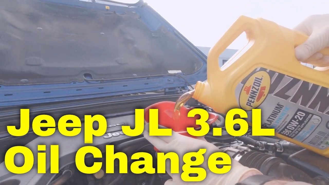  DIY Oil Change: Jeep JL 3.6L Maintenance