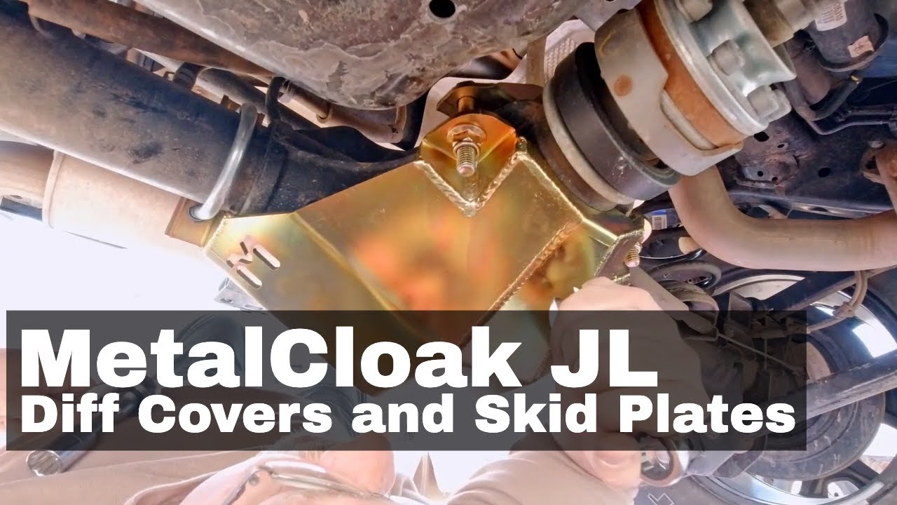  MetalCloak Jeep JL Rubicon Diff Covers and Skid Plates