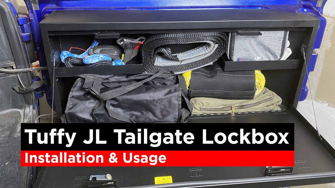  Tuffy Jeep JL Tailgate Lockbox
