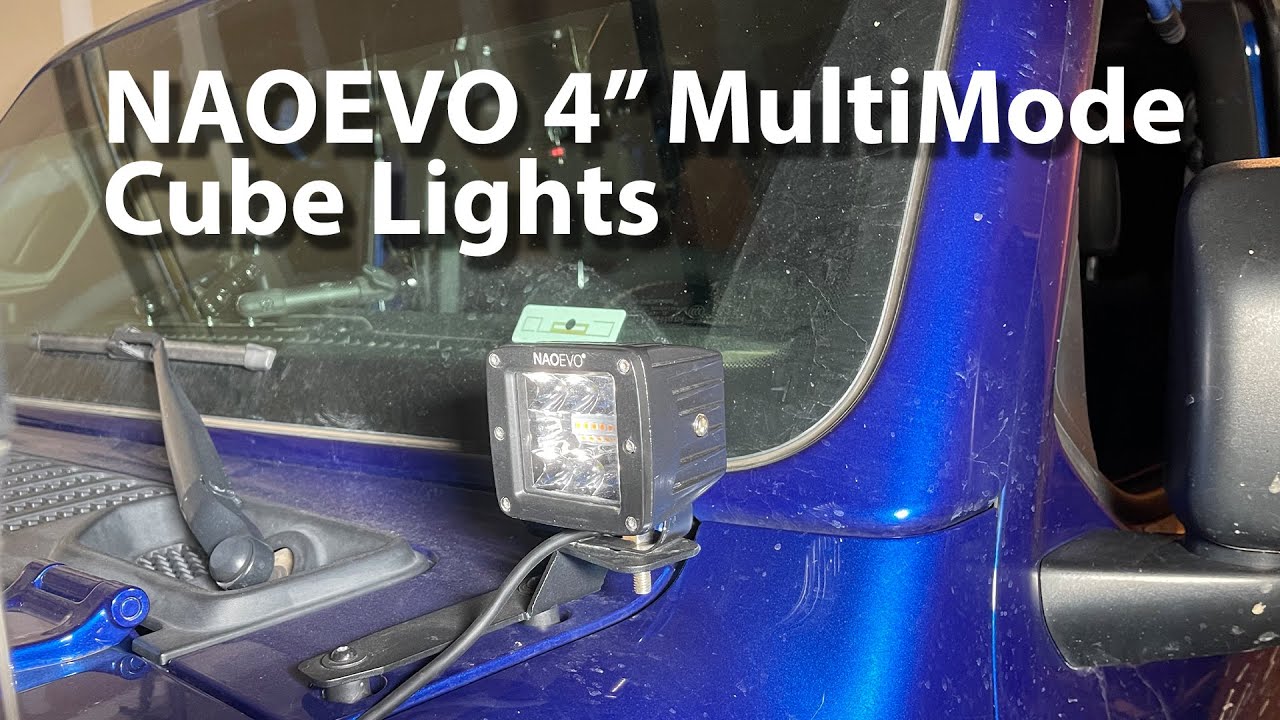  NAOEVO 4″ MultiMode Cube Lights