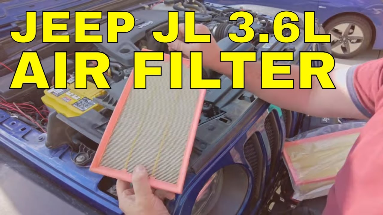 Jeep JL Maintenance: 3.6L Engine Air Filter Replacement