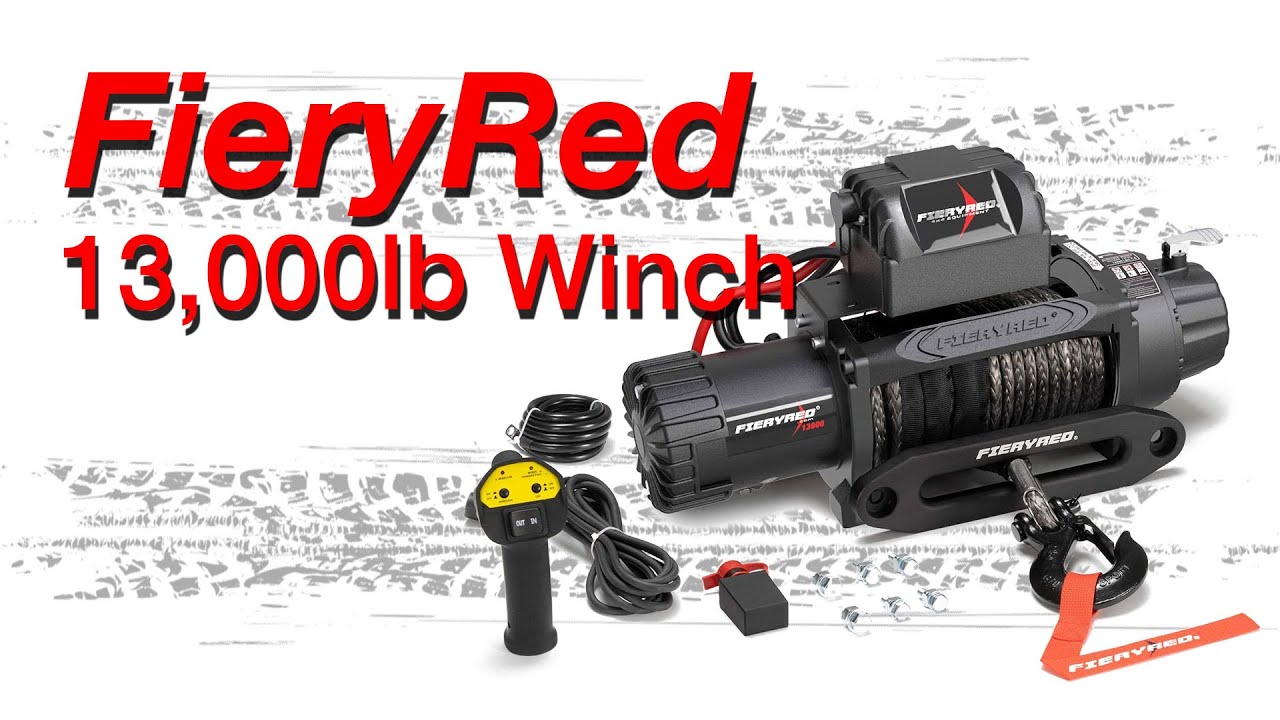  FieryRed 13,000 Pound Winch Review – Budget Off-Road Winch