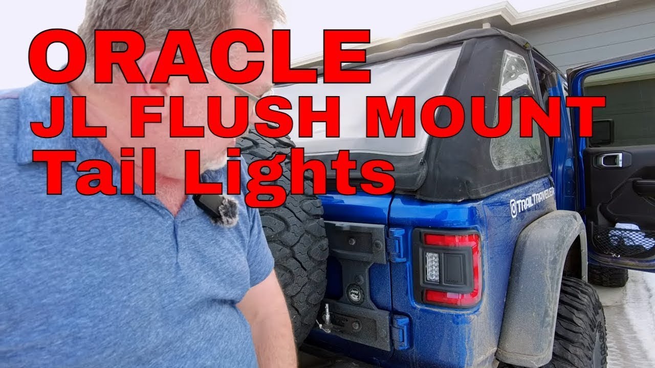  Oracle Flush Mount tail lights for Jeep JL & Gladiator