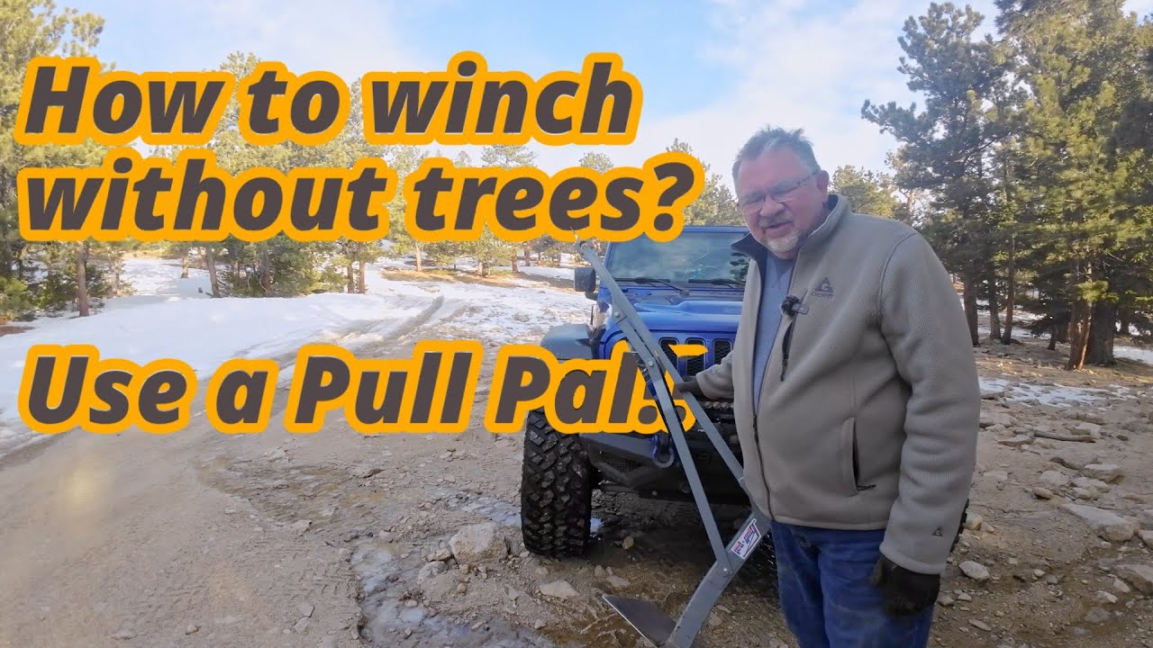 Can you winch without anything around? Check out the Pull Pal