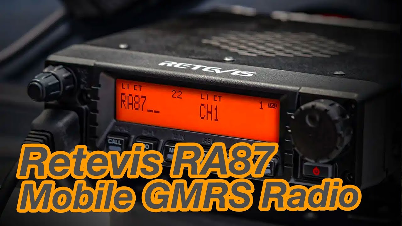 Retevis RA87 GMRS Mobile Radio