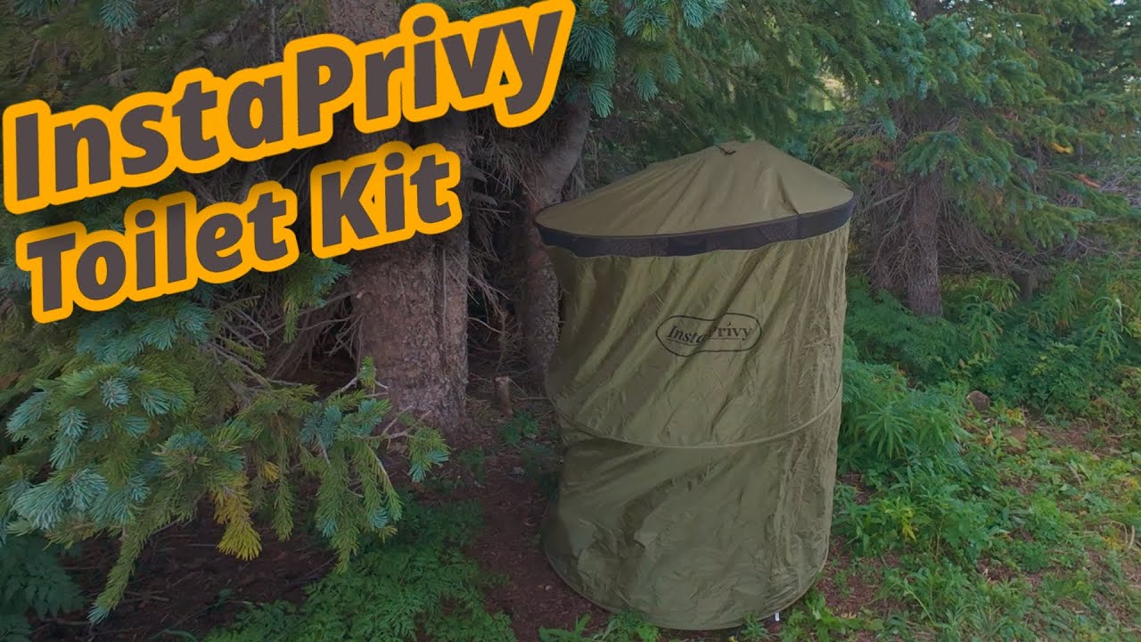 Pooping in the Woods – InstaPrivy Camping Toilet Kit